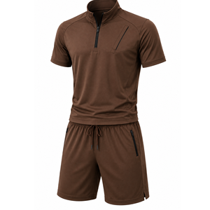 Grace Collection Men's Yellow Solid Hooded Short Sleeve Top Drawstring Shorts <b>Set</b> Winter Streetwear Sporty Style Quick Dry - Product Image 1