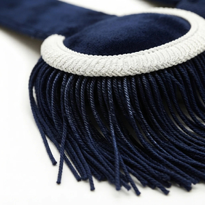 Épaulettes personnalisées avec logo, accessoires décoratifs d'épaule de qualité supérieure, fabrication OEM sur mesure avec étiquette privée - Product Image 5