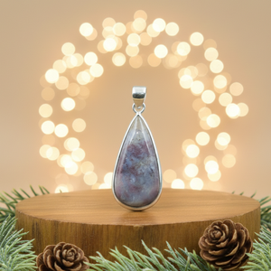 Natural <b>Red</b> Moss Agate Teardrop Pendant 925 Sterling Silver Rose Gold Yellow Gold Plated Handmade Boho Jewelry Gift for Women - Product Image 6