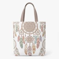 Sac fourre-tout moderne en toile polyester, motif licorne fantaisie, pour enfants, accessoire scolaire, réutilisable, imperméable, respirant et écologique