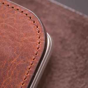 Funda de Cuero Genuino para Portátil de 14 Pulgadas, Estilo Vintage, Resistente, Ligera y Ecológica, de Cuero de Primera Calidad - Product Image 3