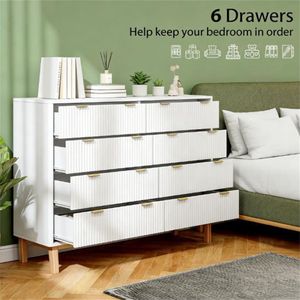 โต๊ะเครื่องแป้งสีขาวพร้อมตู้เก็บของสำหรับใช้ในห้องนั่งเล่น - Product Image 2