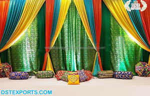 Shimmery <b>Stage</b> Backdrop for Wedding Events New Design Sequin Wedding Backdrop Curtain Wedding Reception Glittering Backdrop - Product Image 6