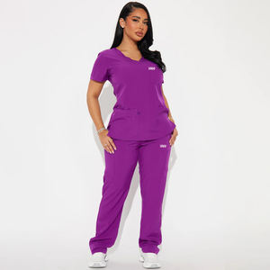 Uniformes Médicos Personalizados OEM de Primera Calidad para Doctores y Enfermeras, con Tela de Lona, Detección de Agujas y Logotipo Personalizado - Product Image 1