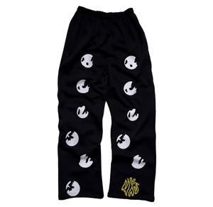 Ensemble de survêtements de sport oversize à col montant imprimé floqué de haute qualité avec épaules tombantes - Product Image 4