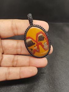 Pendentif Macramé Papillon, Cabochon de pierre précieuse, Lot en gros de pierres précieuses en vrac, Cabochon de pierre précieuse - Product Image 6