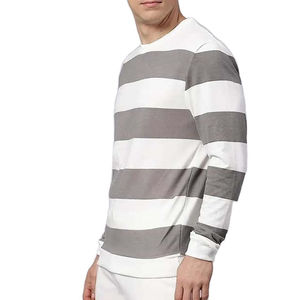 Custom Colors Front Logo Sporty High Quality Men's Casual Autumn Outdoor Long Sleeve Polyester/Cotton Blend Breathable <b>T</b>-<b>Shirt</b> - Product Image 4