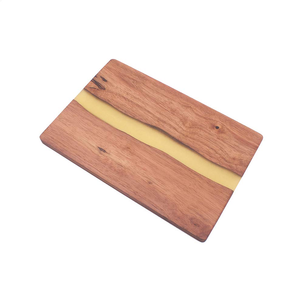 Planche à découper en bois de résine époxy de haute qualité, écologique, compatible lave-vaisselle, design carré, pour la cuisine - Product Image 4