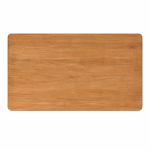 Table à manger moderne et contemporaine en teck massif belge, avec cadre Shadow Reveal, écologique et durable, 10 places, pour appartements et hôtels - Product Image 2