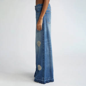 กางเกงยีนส์ผู้หญิงขายดีประจำฤดูหนาว ดีไซน์ทันสมัย ทนทาน ราคาสมเหตุสมผล กางเกงยีนส์โอเวอร์ไซส์สำหรับผู้หญิง - Product Image 2