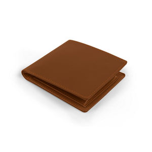 RFID Blocking Genuine Leather Wallet Multi Card Slots Coin <b>Purse</b> Bifold Short Wallet Men Women Custom Logo in Bangladesh - Product Image 1