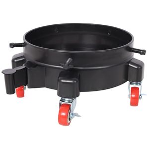 Carrello Porta Secchio da 11 1/4 Pollici con 5 Ruote Girevoli, Carrello Rimovibile per Secchi da 5 Galloni, Facile da Spostare, Rotazione a 360 Gradi - Product Image 3