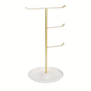 Soporte giratorio de doble nivel para exhibición de joyas, diseño giratorio de 360 grados, soporte para pulseras, organizador sin enredos para un almacenamiento elegante - Product Image 6