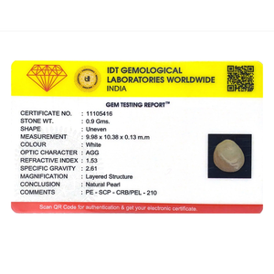Natural AA Freshwater Keshi Pearl 4.5 Carat Loose Gemstone for Fine Jewelry - Product Image 4