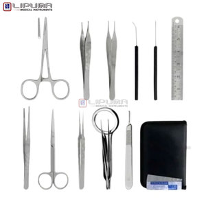 ชุดเครื่องมือสแตนเลสสำหรับสัตวแพทย์ พร้อมท่อดูดแบบ Frazier สำหรับการผ่าตัดนก มาตรฐานความปลอดภัยสำหรับการใช้งานทางการแพทย์ - Product Image 4