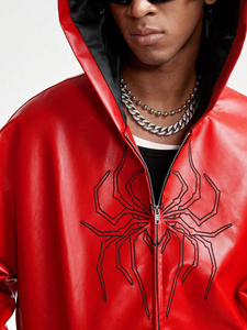 Veste en cuir personnalisée pour homme, modèle 2026, décontractée, coupe ajustée, élégante, vêtement masculin - Product Image 6
