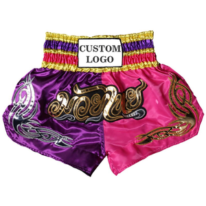 Pantalones Cortos de Boxeo MMA para Hombre, Muay Thai, Kickboxing, Elásticos, Ligeros, Duraderos, de Secado Rápido, Transpirables, Resistentes al Encogimiento, Diseño de Calavera, 100% - Product Image 5