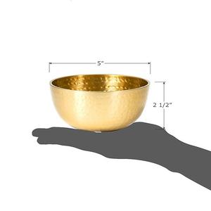 Bol de service multifonctionnel moderne pour restaurants, en métal noir thermolaqué, compatible lave-vaisselle, écologique, pour la présentation des aliments - Product Image 2