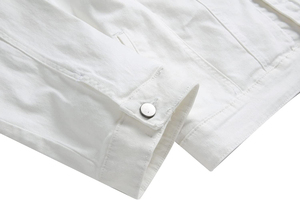 Veste en jean pour homme de style vintage, séchage rapide, personnalisable, 100% coton, mode streetwear d'hiver - Product Image 6