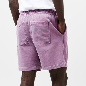 Pantalones Cortos de Diseño Moderno Personalizados, Pantalones Cortos Casuales con Lavado Ácido para Hombre, Ligeros, de Secado Rápido, Cintura Elástica, Material Suave - Product Image 2