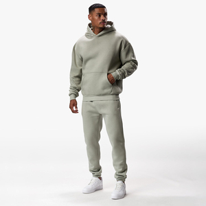 OEM Custom Unisex Winter Oversize Sweatsuit <b>Set</b> Breathable Cotton Hoodie <b>Jogger</b> Sweatpants <b>Plus</b> <b>Size</b> Oversized Rhinestone Sporty - Product Image 1