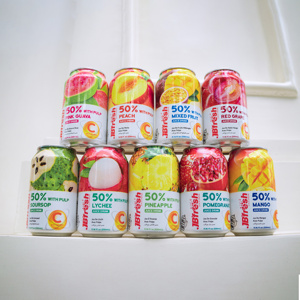 Refrescos de zumo de fruta de Lychee, sabor a fruta fresca, embalaje en lata, estilo de Vietnam, el más vendido - Product Image 3