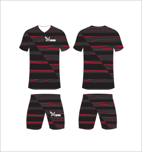 Conjunto de Uniforme de Fútbol Sublimado Personalizado, Transpirable, Cuello en V para Hombre, Equipación de Fútbol con Estampado Completo, Ropa Deportiva para Entrenamiento de Alto Rendimiento - Product Image 1