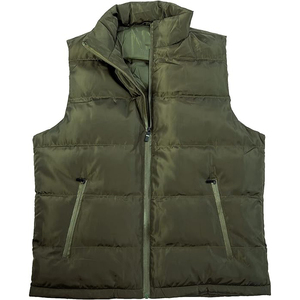OEM <b>Men's</b> Sleeveless Puffer Vest Warm Hooded Winter <b>Gilet</b> Zipper Closure Soft Fleece Lining Waterproof Windproof High Street - Product Image 6