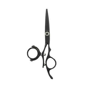 Ciseaux à cheveux en acier inoxydable avec poignée pivotante confortable - Product Image 1