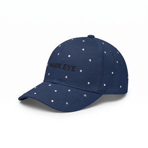 Gorra Trucker Hawk Eye Azul de 6 Paneles, Ajustable, con Malla Frontal y Bordado, Unisex, Estilo Casual - Product Image 3
