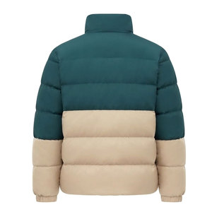 Stylish Puffer <b>Jacket</b> Men <b>Lightweight</b> Winter Outerwear With Soft Padding Full Zip Front Side Pockets And Clean <b>Casual</b> Design - Product Image 6