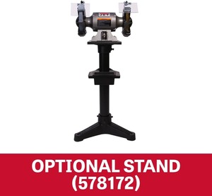 8-Inch Bench <b>Grinder</b> with Wire Wheel, 3450 RPM, 1 HP, 115V 1Ph (JBG-8W) - Product Image 5