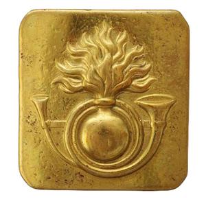 แผ่นโลหะสำหรับเข็มขัดของกองกำลังพิทักษ์จักรวรรดิฝรั่งเศสสมัยจักรวรรดิที่สอง อาจเป็นรุ่น 1854 หรือรุ่นที่คล้ายกัน - Product Image 1