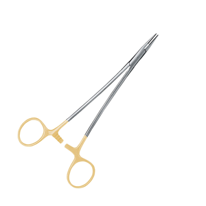 Micro Vascular Pattern Perma Sharp Needle <b>Holder</b> 18 cm Surgical Dental Instrument Stainless Steel Precision Suturing Kit - Product Image 1