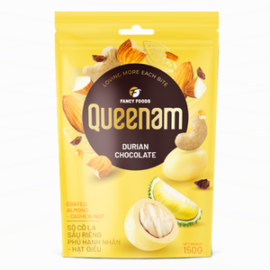Chocolate Dragee Profesional con Durian, Almendras y Anacardos Recubiertos de Chocolate, 150g, Postre, Dulces Comerciales, HALAL, OEM/ODM - Product Image 1