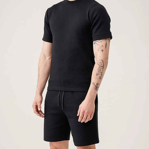 online Men's Summer Shorts Set Eco-Friendly Lightweight Terry Fabric <b>Hip</b> Hop Style Solid Online Sale Printed Top - Product Image 6