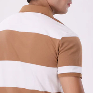 Chemises polo pour hommes, nouvelle conception, impression de logo personnalisée, couleur unie, qualité supérieure, coupe classique, vêtements décontractés pour le golf. - Product Image 6