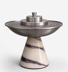 Top Selling Stainless Steel Incense Burner Premium Quality Mubkhar <b>Bakhoor</b> for Home Decor <b>Oud</b> Display for Resell - Product Image 1