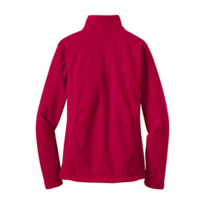 Veste polaire zippée intégrale pour femme, col montant, poches zippées, coupe ajustée, vêtement d'extérieur d'hiver, fournisseur OEM en gros - Product Image 6