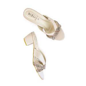 Sandales à talons formelles fauve FR8291 Pantoufle - Product Image 1