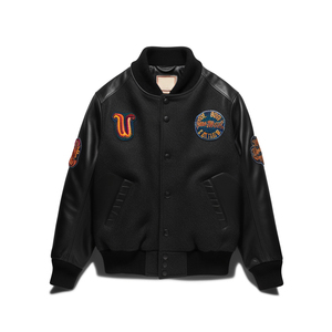 top Quality Letterman Varsity <b>Jackets</b> Wool Body Genuine Leather Sleeves Winter Wear <b>Smart</b> and Stylish <b>Men's</b> <b>Jacket</b> - Product Image 3