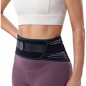 Cinturón de Neopreno Transpirable con Malla para Mujer, Soporte Lumbar de Compresión para Fitness, Protección para Entrenamiento en el Gimnasio - Product Image 1