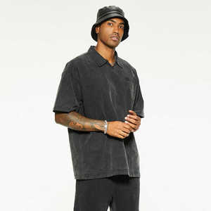 Unisex Blank Washed Waffle Knit Summer <b>Short</b> Set Men Two Pieces <b>Short</b> Sleeve T-Shirt <b>Shorts</b> Sets Two Pieces - Product Image 2