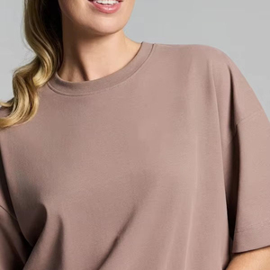 Womens Oversized <b>Tshirt</b> Graphic Tees Crew Neck <b>Summer</b> Short Sleeve Loose Fit Tops 100%Cotton 160gsm For Sale New Quality - Product Image 3