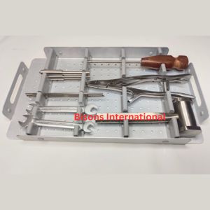 BISONS Stainless Steel Manual Pelvic <b>C</b> <b>Clamp</b> External Fixator Instrument Set Orthopedic Trauma Surgery Tools - Product Image 3