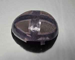 Peluca de Cabello Indio Sky Light con Frente de Encaje para Hombre, 100% Cabello Humano Remy, Prótesis Capilar Cap-Taz Hair BD - Product Image 5