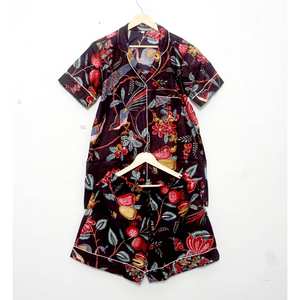 Conjunto de Pijama Corto de Algodón Cómodo para Mujer, Diseño Bonito con Bolsillos, Ropa de Dormir para Primavera/Verano, Lencería Sexy - Product Image 6