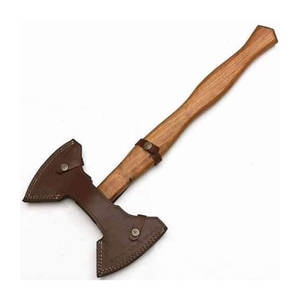 ขวานสองหัวแบบหนัก ทำจากเหล็กกล้า ออกแบบมาเพื่อการตั้งแคมป์ การเอาชีวิตรอด และงานไม้ - Product Image 5