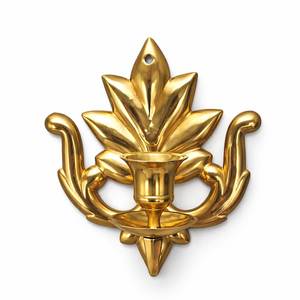 Decorative Brass <b>Wall</b> <b>Sconce</b> Vintage Metal <b>Wall</b> Candle Holder for Entryway Bedroom Living Room Interior Décor - Product Image 3