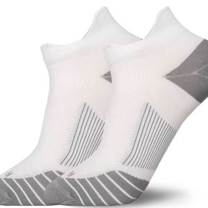 Econex Sports Yellow Crew Non-Slip <b>Socks</b> Geometric Pattern Breathable Seamless Spandex/Nylon/Cotton for Basketball Women Winter - Product Image 6